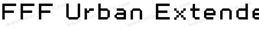 FFF Urban Extended字体转换